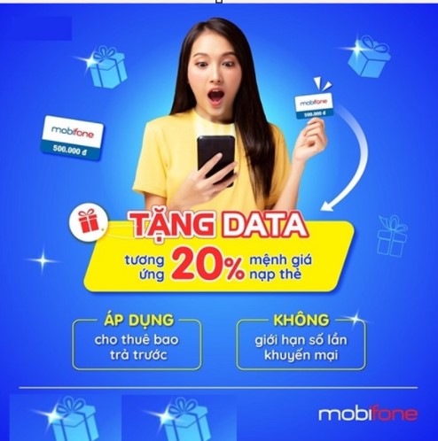 Nạp thẻ MobiFone ngay, nhận ưu đãi 20% liền tay ngày 15/05/2024